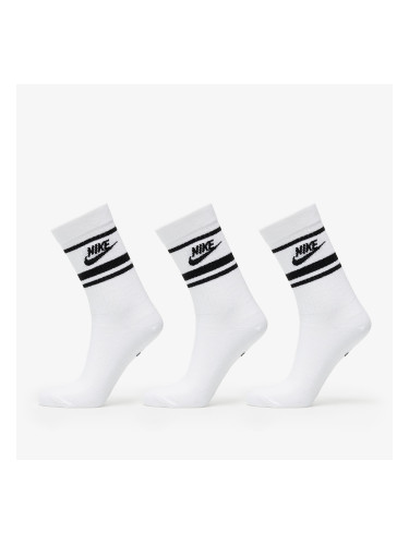 Nike NSW Everyday Essential Crew Socks 3-Pack White/ Black/ Black L