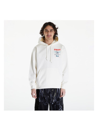 Суитшърт OBEY New Clear Power Hoodie Unbleached M