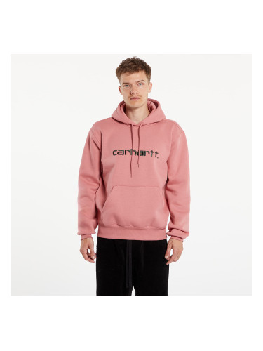 Суитшърт Carhartt WIP Hooded Sweat UNISEX Dusty Rose/ Sycamore Tree XL