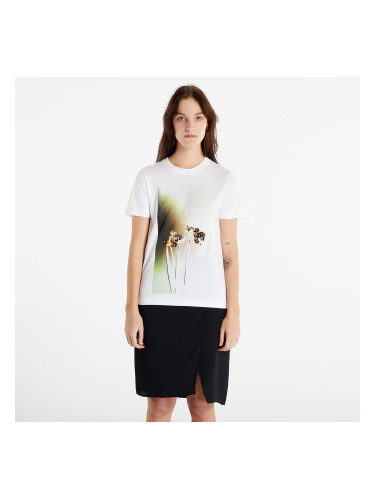 Тениска CALVIN KLEIN JEANS Floral Photoprint Tee Bright White XS