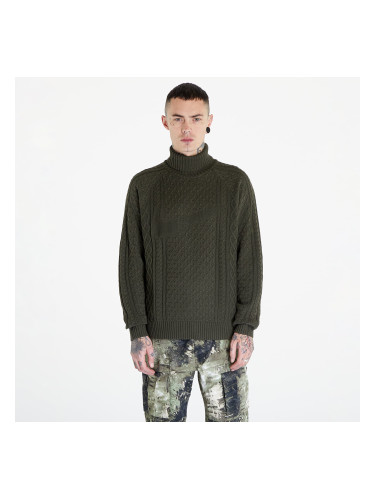 Пуловер Nike Life Men's Cable Knit Turtleneck Sweater Cargo Khaki S