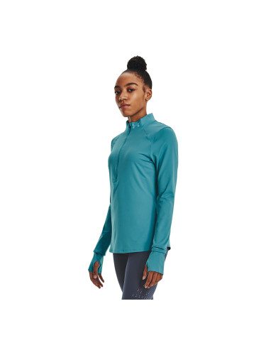 Тениска Under Armour Qualifier Run 2.0 1/2 Zip Blue S