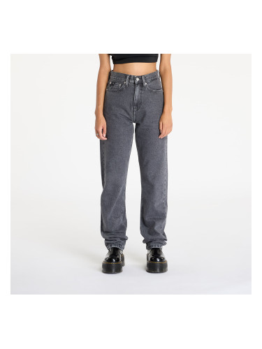 Панталони Calvin Klein Jeans High Rise Straight Jeans Grey W28/L32