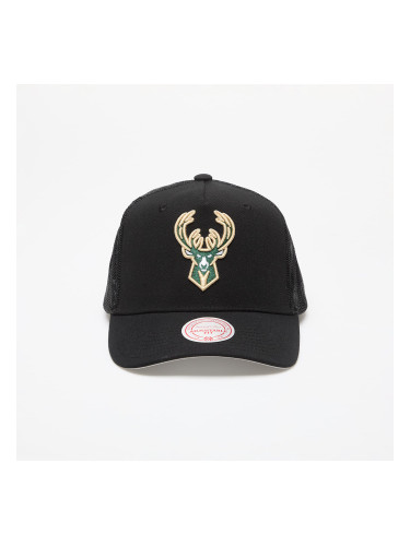 Шапка Mitchell & Ness NBA Monogram Trucker Milwaukee Bucks Black Universal