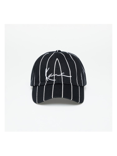 Шапка Karl Kani Signature Pinstripe Cap Black/ White Universal