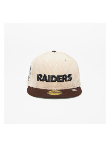 Шапка New Era Las Vegas Raiders 59FIFTY Fall Cord Fitted Cap Brown 7 1/4