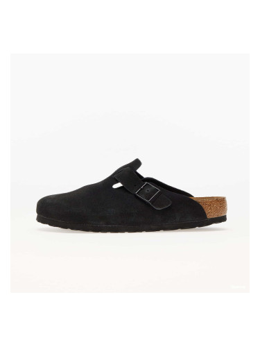 Сникърси Birkenstock Boston Soft Footbed Velvet Leather Black EUR 43