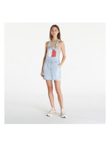 Рокля Tommy Jeans Dungaree Flag Dress Denim Light L