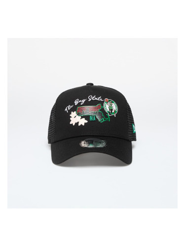 Шапка New Era Boston Celtics 9Forty Trucker Black Universal