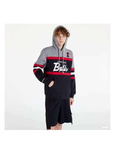 Суитшърт Mitchell & Ness Head Coach Hoodie Chicago Bulls Black/ Grey L