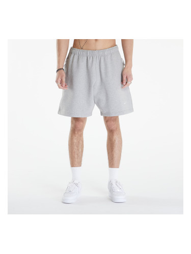 Къси панталони Nike Solo Swoosh Men's Fleece Shorts Dk Grey Heather/ White XL