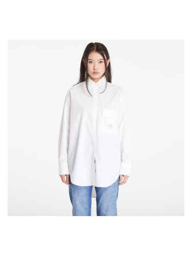 Риза Calvin Klein Jeans Long Cotton Utility T-Shirt Bright White M