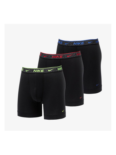 Nike Dri-FIT Everyday Cotton Stretch Boxer Brief 3-Pack Multicolor/ Black M