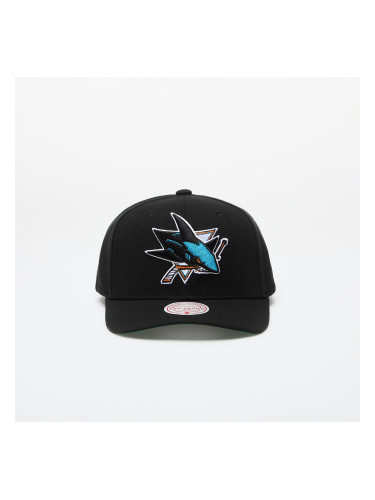 Шапка Mitchell & Ness NHL Team Ground 2.0 Pro Snapback San Jose Sharks Black Universal