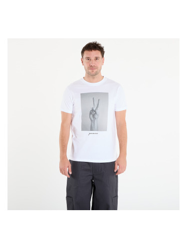 Тениска Urban Classics Peace Sign Tee White XXL