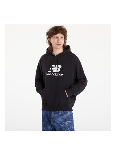 Суитшърт New Balance Sport Essentials French Terry Logo Hoodie Black M