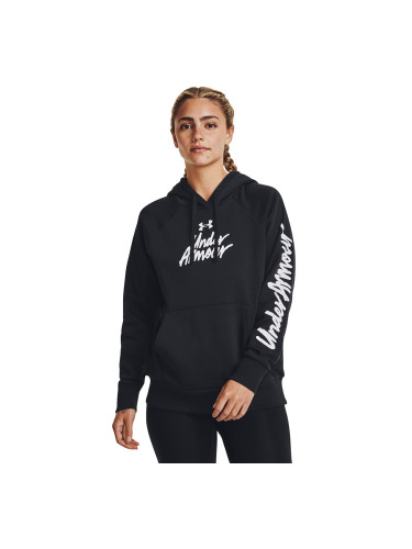 Суитшърт Under Armour Rival Fleece Graphic Hdy Black S