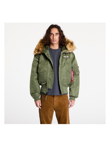 Яке Alpha Industries 45P Hooded Sage-Green M