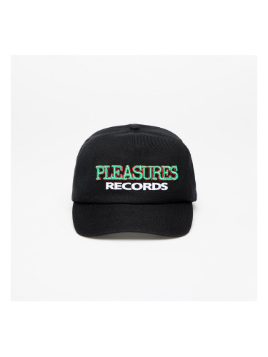 Шапка PLEASURES Records Snapback Black Universal