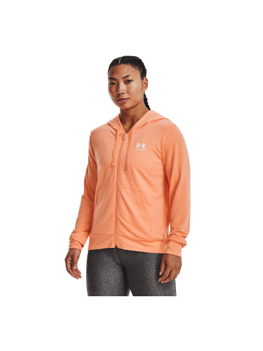 Суитшърт Under Armour Rival Terry Fz Hoodie Orange M