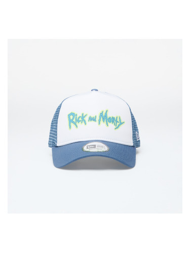 Шапка New Era x Rick And Morty 9Forty Trucker Snapback Faded Blue/ White Universal