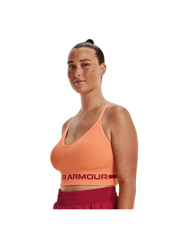 Сутиен Under Armour Seamless Low Long Bra Orange M