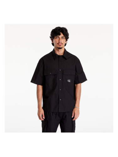 Риза Calvin Klein Jeans Cotton Poplin Utility Shirt Black L