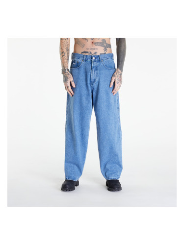 Панталони OBEY Bigwig Baggy Denim Light Indigo W33