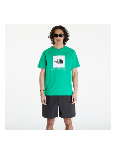 Тениска The North Face S/S Raglan Redbox Tee Optic Emerald S