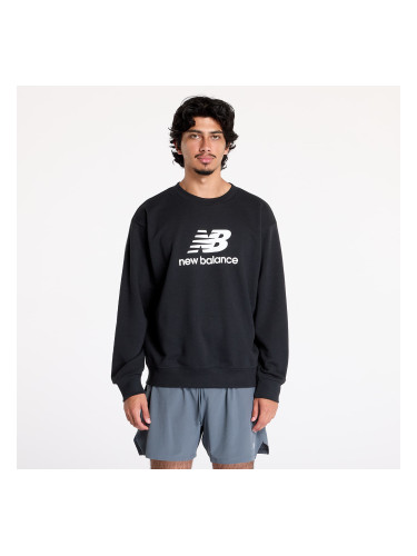 Суитшърт New Balance Sport Essentials French Terry Logo Crew Sweatshirt Black S