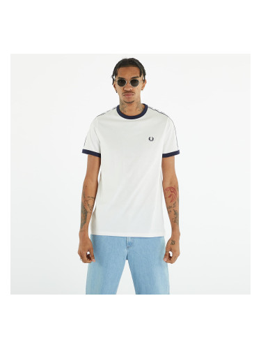 Тениска FRED PERRY Taped Ringer T-shirt Snow White XL
