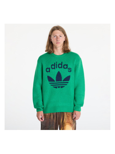 Пуловер adidas Knit Crewneck Green/ Night Indigo L