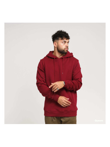 Суитшърт Urban Classics Organic Basic Hoody Burgundy S