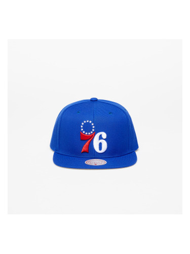 Шапка Mitchell & Ness NBA Team Ground 2.0 Snapback 76Ers Blue Universal