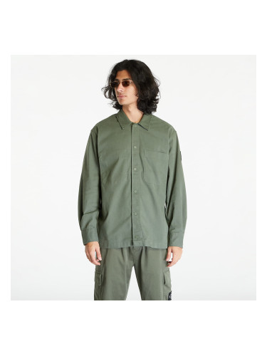 Риза Calvin Klein Jeans Topstitch Woven Shirt Green L