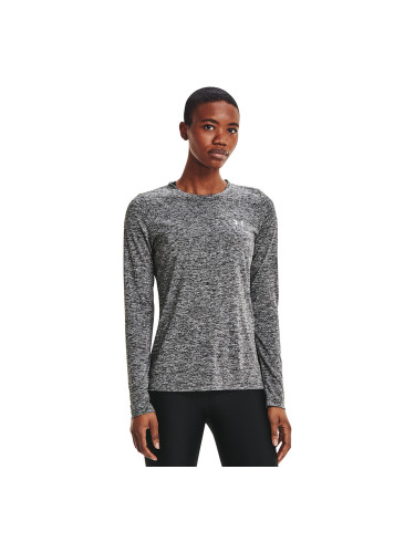 Тениска Under Armour Tech Ls Crew Twist Black XS