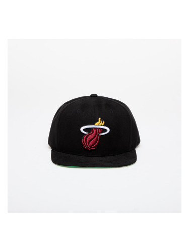 Шапка Mitchell & Ness Miami Heat Sweet Suede Snapback Black Universal