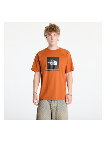 Тениска The North Face M S/S Raglan Redbox Tee Earthen Copper L