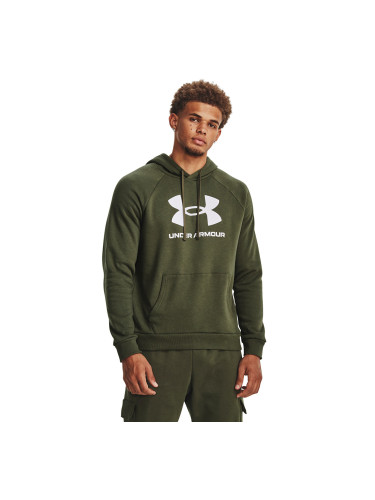 Суитшърт Under Armour Rival Fleece Logo Hd Marine Od Green L