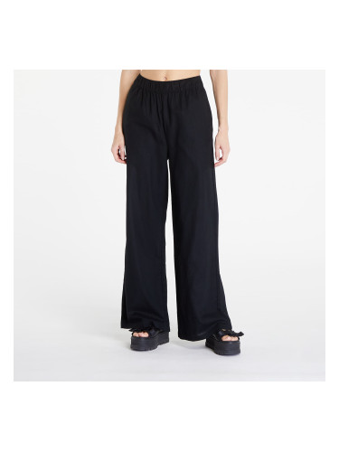 Панталони Urban Classics Ladies Linen Mixed Wide Pants Black L