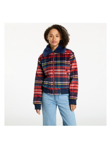 Яке Wrangler Aviator Jacket Red Tartan XS