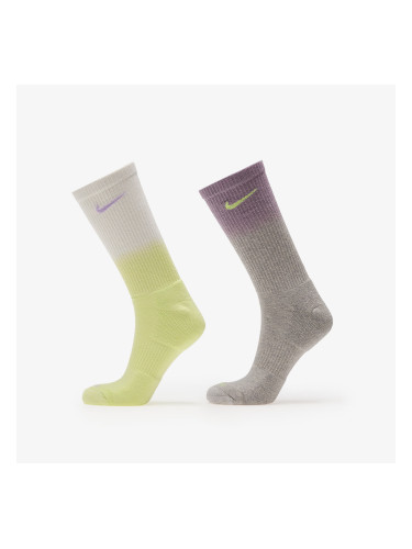 Nike Everyday Plus Cushioned Crew Socks 2-Pack Multi-Color S