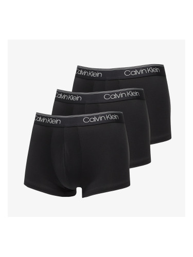 Calvin Klein Microfiber Stretch-Low Rise Boxer 3-Pack Black S