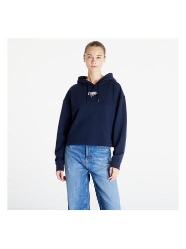 Суитшърт Tommy Jeans Relaxed Essential Logo Hoodie Dark Night Navy XS