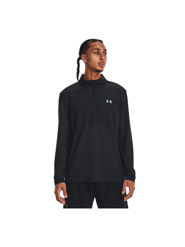 Суитшърт Under Armour Seamless Stride 1/4 Zip Black L