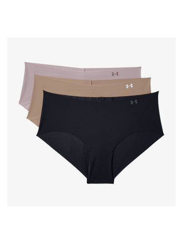 Гащи Under Armour Pure Stretch Hipster 3-Pack Black XS