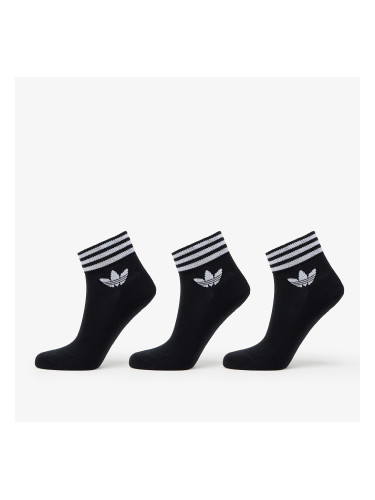 adidas Originals Trefoil Ankle Socks HC 3Pack Black/ White 35-38