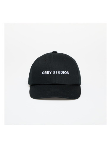 Шапка OBEY Studios Twill 6 Panel Cap Black Universal