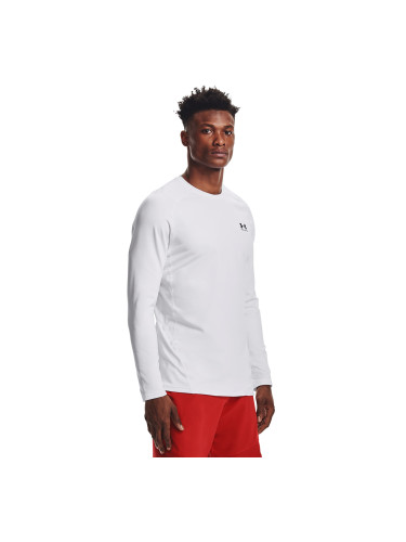 Тениска Under Armour Cg Armour Fitted Crew White XXL