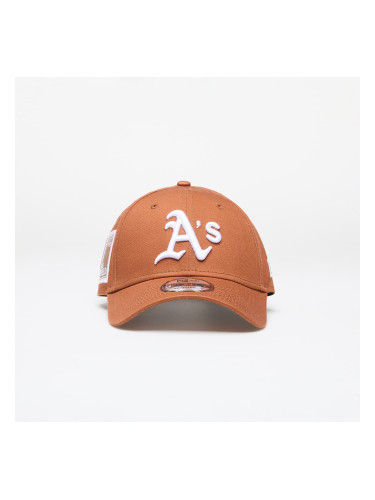 Шапка New Era Oakland Athletics MLB Side Patch 9FORTY Adjustable Cap Brown/ White Universal